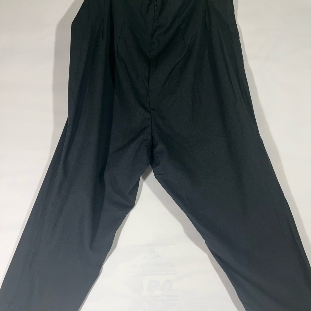 JUSTFAB LINEN ANKLE‎ PANT BACK ZIP CLOSURE SZ 1X BLACK NEW - Picture 2 of 13